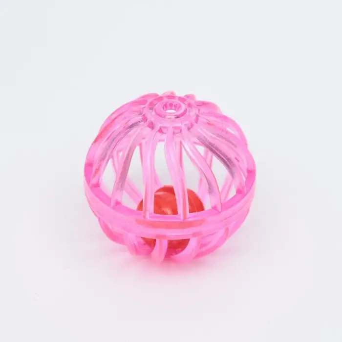 Шарик для кошек &laquo;Завитушки&raquo;, 4 см, фасовка в коробку по 50 шт., цвет МИКС