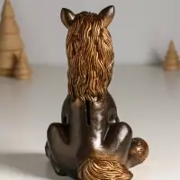 Копилка "Радостный конь" 20 см, бронза