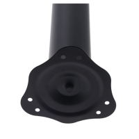 Опора мебельная, барная, ТУНДРА, 60х870 мм, цвет черный Опора мебельная, барная, ТУНДРА, 60х870 мм, цвет черный