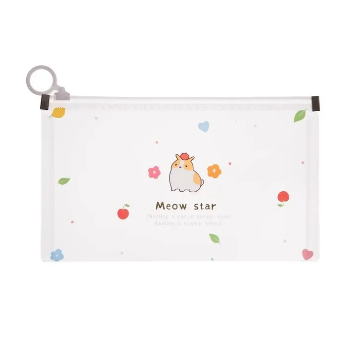 Пенал на молнии формат А65 180 мкр МИКС Зверушки