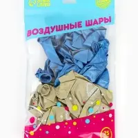 Шар воздушный 12" "Ramadan Kareem", синий 1 ст., набор 25 шт.