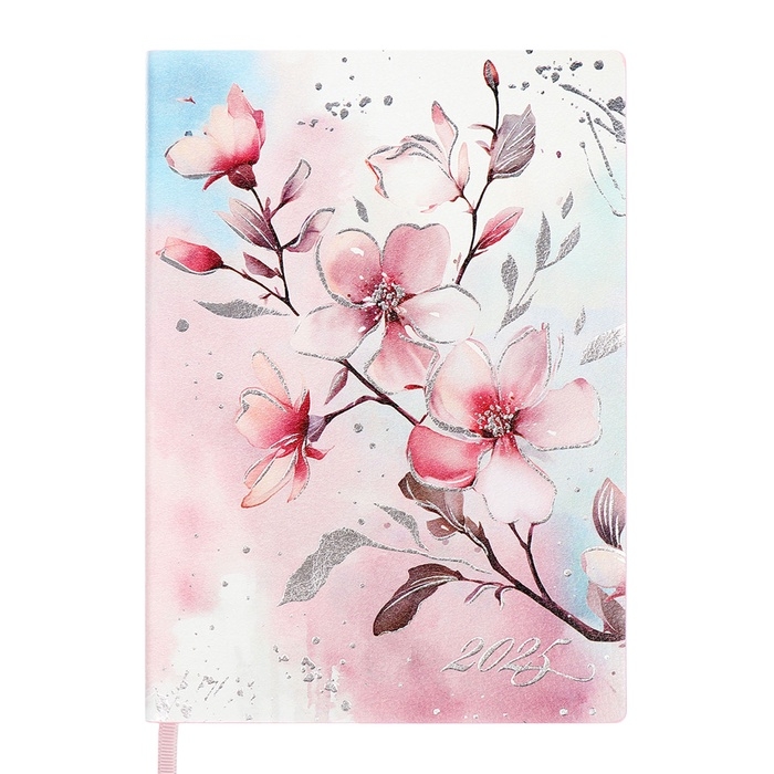 Ежедневник датир 2025г А6+ 176л ESCALADA САКУРА, мяг обл, иск кожа, тис ф, кр бл 70г/м2 Ежедневник датир 2025г А6+ 176л ESCALADA САКУРА, мяг обл, иск кожа, тис ф, кр бл 70г/м2