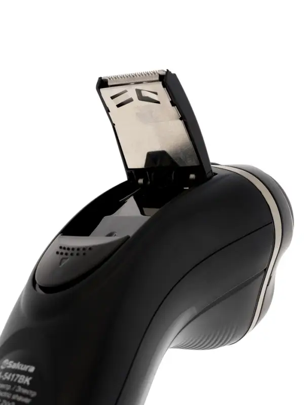 Электробритва Sakura SA-5417BK, роторная, 3 головик, триммер, чёрная