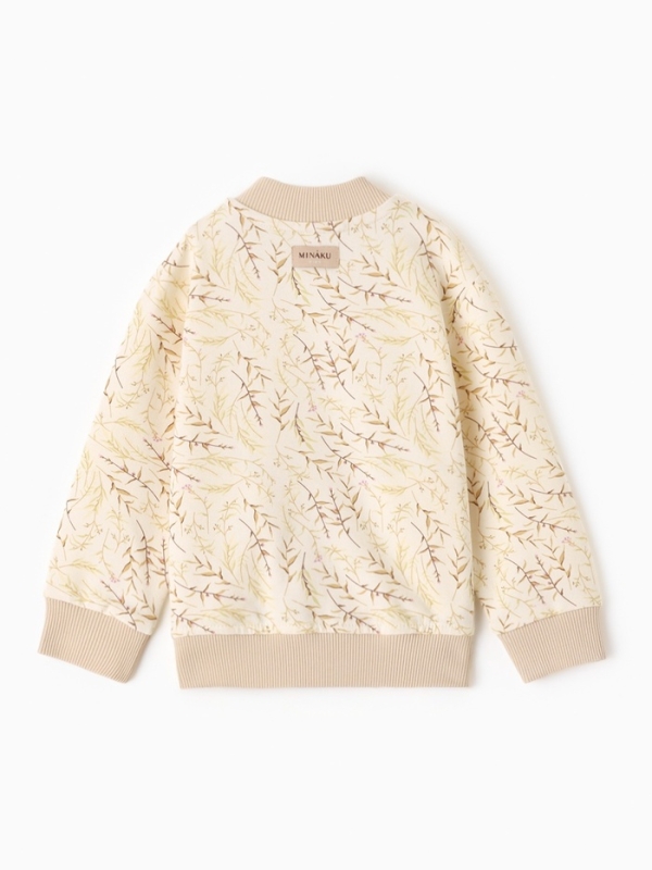 Бомбер детский MINAKU "Nature", цвет бежевый, рост 86-92 см