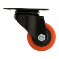 Колесо мебельное CAPPIO, d=62 мм, поворотное,покрытие PVC Колесо мебельное CAPPIO, d=62 мм, поворотное,покрытие PVC