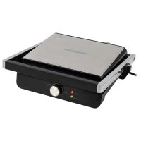 Электрогриль HYG-1043 1800Вт черный, серебристый