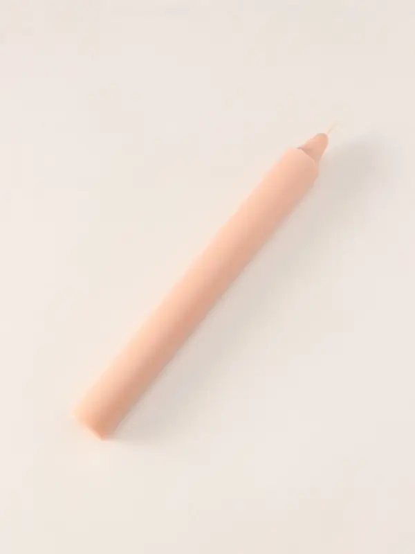 Ароматическая свеча парафиновая хозяйственная, 2.4&times;21 см, 80 г, ваниль