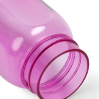 Бутылка для воды спортивная прозрачная, 450 мл, 20 х 8 см, сиреневая