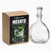 Набор для приготовления настойки «Мохито», набор специй, штоф Набор для приготовления настойки «Мохито», набор специй, штоф