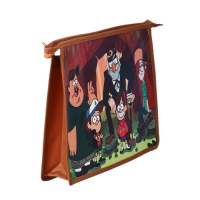 Папка пластиковая для тетрадей А4, на молнии, Гравити Фолз Папка пластиковая для тетрадей А4, на молнии, Гравити Фолз