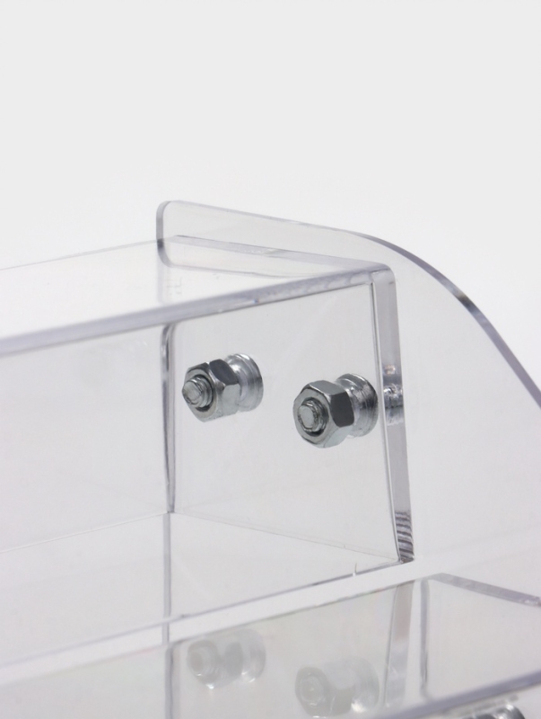 Подставка под лаки 2 этажа, 31&times;9&times;7,5 см, оргстекло 2 мм