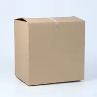 Коробка складная, бурая, 30 х 22 х 30 см