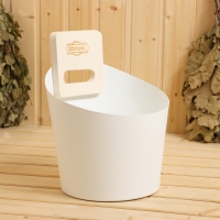 Набор для бани 4 в 1: Шайка 5 л, черпак, часы песочные, термометр V-TZ002 Набор для бани 4 в 1: Шайка 5 л, черпак, часы песочные, термометр V-TZ002