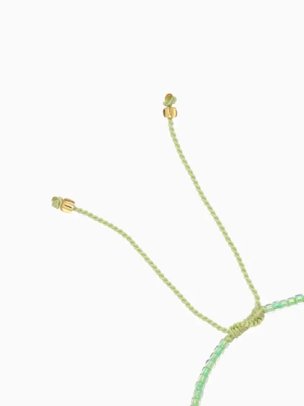 Браслет "Виколия" длина 16 см, цв. бирюзовый, золотистый