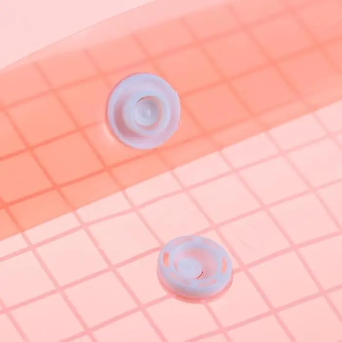 Папка-конверт на кнопке, А4, 120 мкм, Calligrata "Клетка", тонированная, розовая