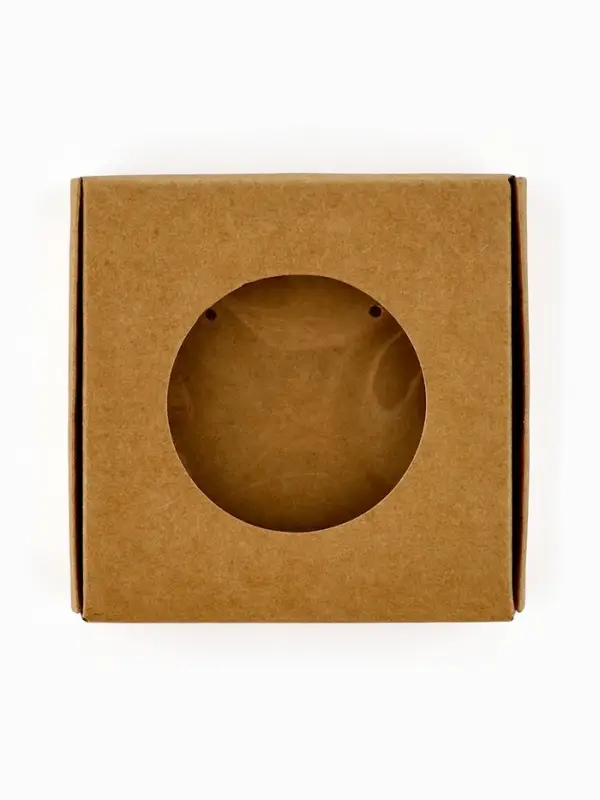 Коробка под бижутерию с окном &laquo;Круг&raquo;, 7.5 х 7.5 х 3 см