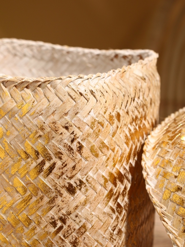 Корзинка плетеная "Аварис" 17х17х25 см