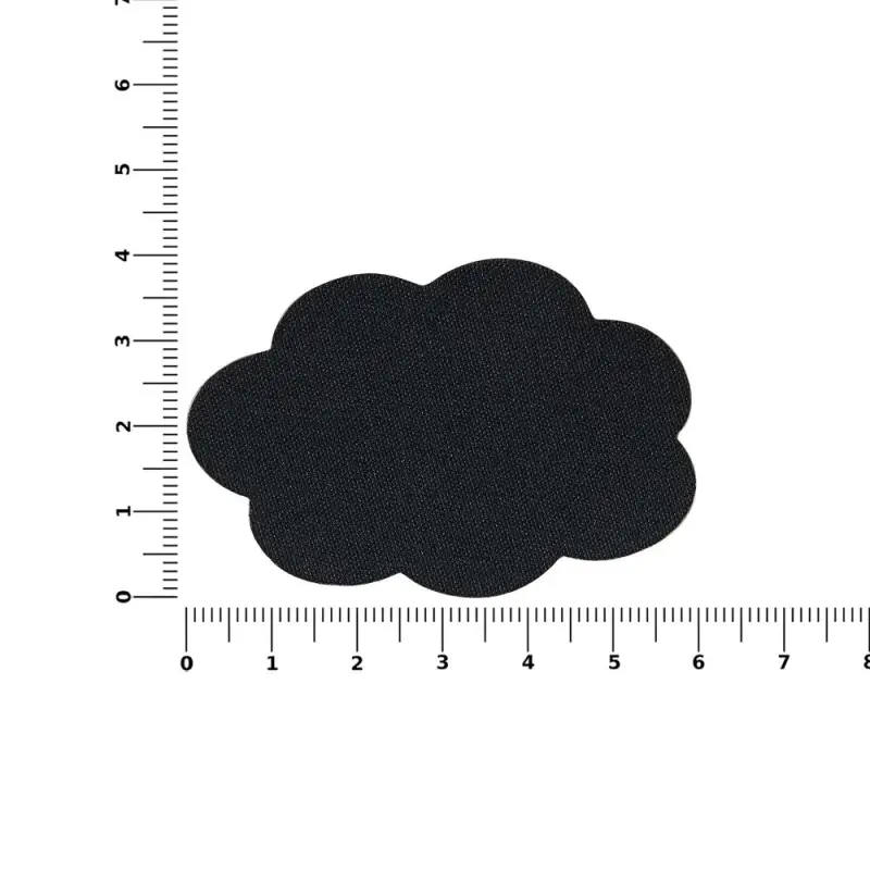 Наклейка тканевая Lunga Calum, L, черная