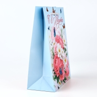 Пакет ламинированный &laquo;С 8 марта&raquo;, MS 18 х 23 х 8 см