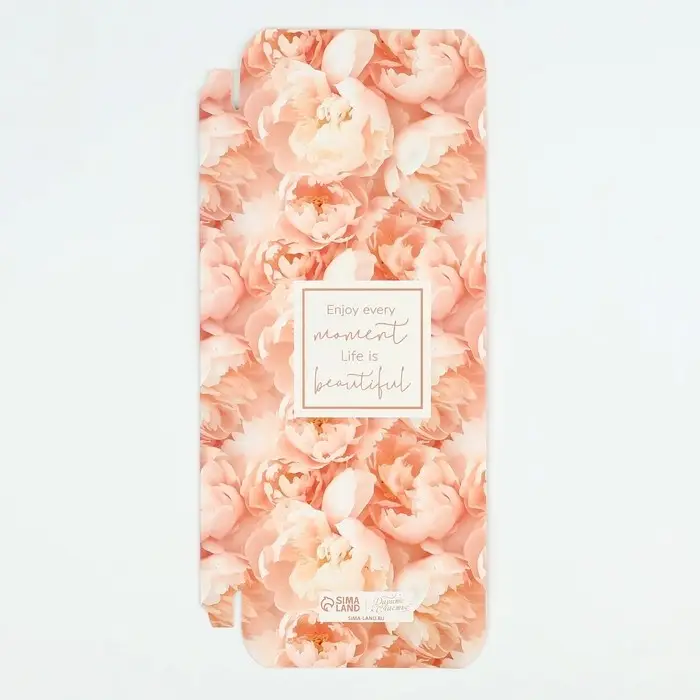 Коробка для шоколада &laquo;Цветы&raquo;, 17 х 8.5 х 1.5 см