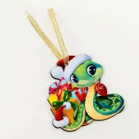 Подвеска на ёлку деревянная &laquo;Новый год! Змея&raquo;, символ 2025