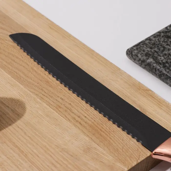 Нож хлебный Доляна &laquo;Эсмиральда&raquo;, хлебный, лезвие 19,5 см, цвет зелёный