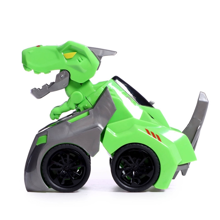 Робот &laquo;Раптор&raquo;, инерционный, трансформируется, цвет зелёный