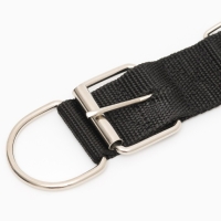 Ошейник "Комфорт" комбинированный, 70 х 4 см, ОШ 51-61 см, чёрный Ошейник "Комфорт" комбинированный, 70 х 4 см, ОШ 51-61 см, чёрный