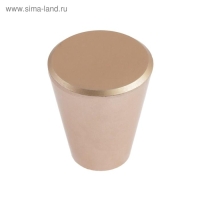 Ручка кнопка РК019GP, цвет розовое золото Ручка кнопка РК019GP, цвет розовое золото