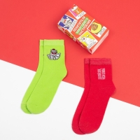 Набор новогодних женских носков KAFTAN "Похитители" размер 36-40 (23-25 см), 2 пары