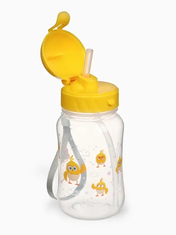 Поильник-непроливайка с трубочкой, 270 мл, ЦЫП-ЦЫП