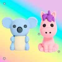 Игровой набор ластиков &laquo;Зверушки&raquo;, 5 шт., МИКС