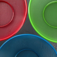 Крышка сетка Доляна &laquo;2 в 1&raquo;, d=24 см, цвет МИКС