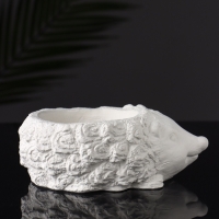 Фигурное кашпо "Ёжик" 15х11х5 см