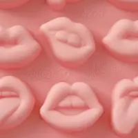 Форма для льда и шоколада "Губы", 20x10x1,5 см