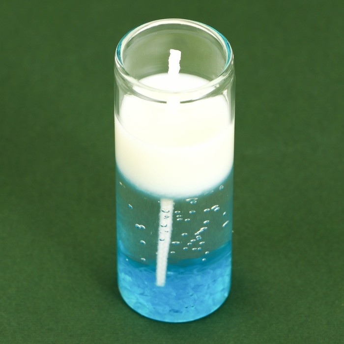 Новогодняя свеча в колбе &laquo;Новый год: Сияние звезд&raquo;, лёгкий аромат