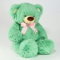 Мягкая игрушка &laquo;Медведь&raquo;, с бантиком, 60 см, цвет зелёный