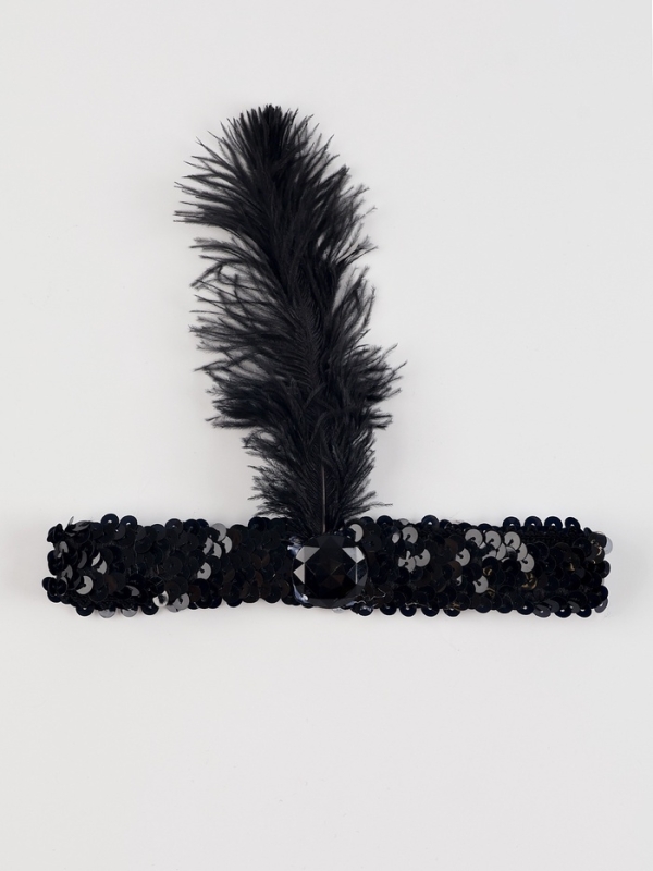 Карнавальный набор Гэтсби туника, гол убор цвет золото р-р 42-44 Карнавальный набор Гэтсби туника, гол убор цвет золото р-р 42-44