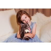 Мягкая игрушка &laquo;Li с белыми цветами&raquo;, заяц, 25 см