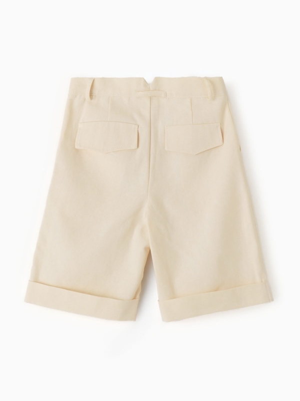 Шорты для мальчика, MINAKU, цвет бежевый, рост 152 см