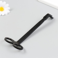 Ножницы для свечей нержавеющая сталь чёрные 18х6 см Ножницы для свечей нержавеющая сталь чёрные 18х6 см