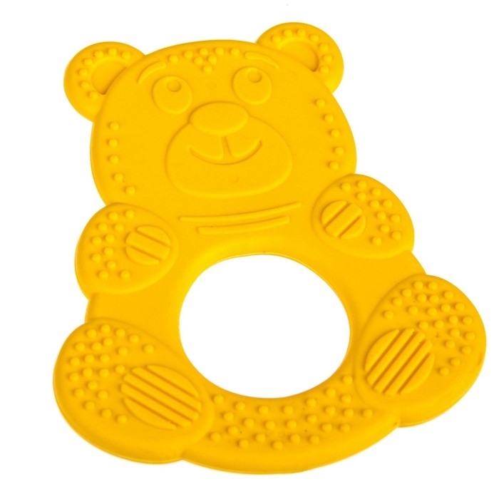 Прорезыватель силиконовый &laquo;Мишутка&raquo;, цвет МИКС, КНОПА