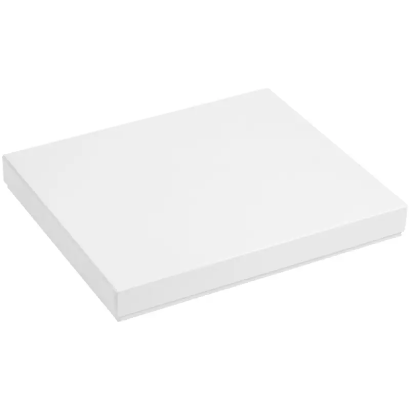 Коробка Overlap с ложементом под ежедневник и аккумулятор, ver.2, белая