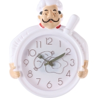 Часы настенные интерьерные, для кухни &laquo;Шеф&raquo;, плавный ход, 29.5&times;23 см, d-16.5 см