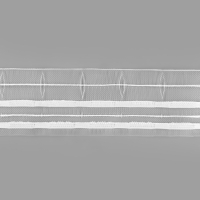 Шторная лента 60мм×50±1м фиксированная сборка органза 2 шнура Шторная лента 60мм×50±1м фиксированная сборка органза 2 шнура