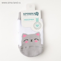 Носки детские махровые Крошка Я &laquo;Котик&raquo;, размер 8-10 см