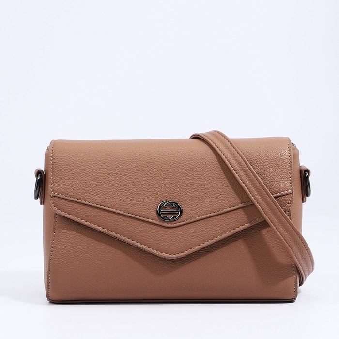 Сумка-мессенджер на магните, цвет бежевый Сумка-мессенджер на магните, цвет бежевый
