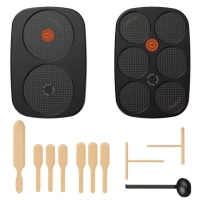 Электрическая блинница Crepier Gourmet PY900D12 с насадками