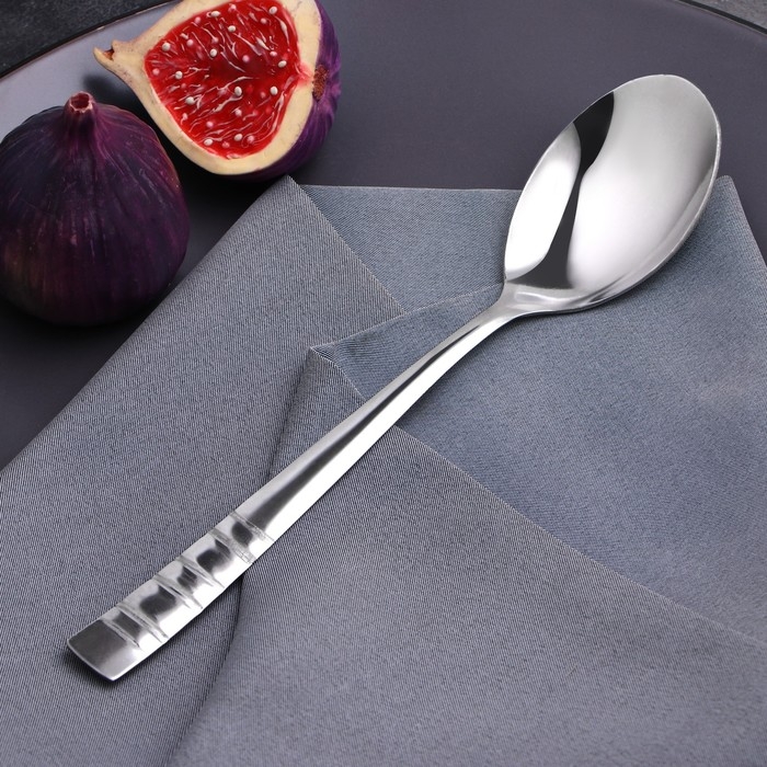 Ложка столовая Доляна &laquo;Равингтон&raquo;, длина 20,1 см, толщина 1,2 мм