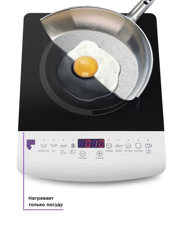 Индукционная плита настольная КТ-101 - 2000 Вт